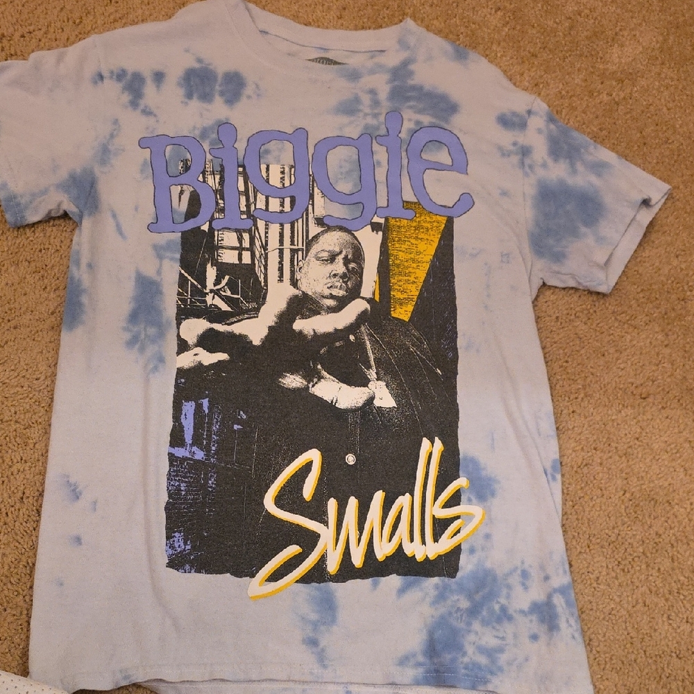 Graphic Tee with Biggie Smalls Print